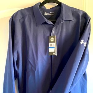 Mens Under Armour Dress/Coaching Shirt.